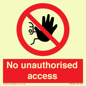 No unauthorised access